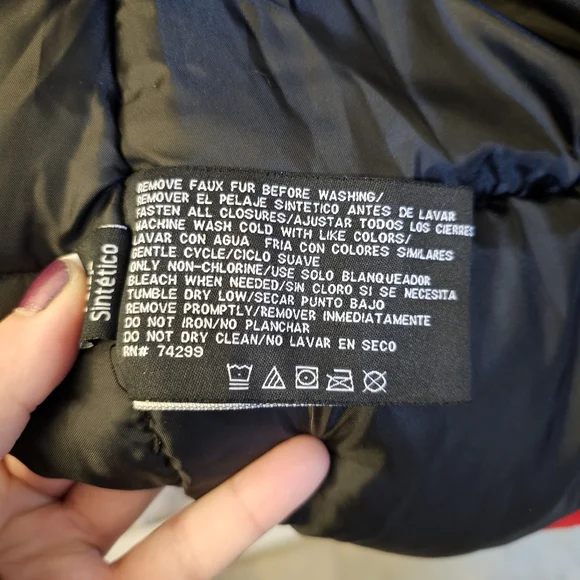 Canada Weather Women Size L Gear Triple Goose Full Zip Winter Jacket Parka Coat - Picture 9 of 11